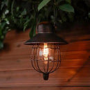 YAKii 6 Pack Solar Lantern Hanging Waterproof Outdoor Metal Solar Lamp with Warm White Light Decorate for Yard Garden Pathway Patio Porch (Antique Copper) by CozyNest Decor