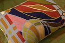 Lumbar Hundertwasser Throw Pillow Cover Biomorph Abstract Pillowcase Modern Couch Cushion Farmhouse Chair Pillowsham Outdoor Chair Cushions Handmade Wool Size 14x20 by CozyNest Decor