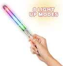ArtCreativity Light Up Police Wands, Set of 12, Flashing LED Wand Sticks with Lanyards, Thrilling Light Show, Batteries Included, Birthday Party Favors, Carnival Prize, Goodie Bag Fillers for Kids by TinyTreasures Baby Boutique