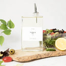 Molimoli Olive Oil Dispenser Bottle for Kitchen, Automatic Pourer, Glass Dispenser for Kitchen, Olive Oil Cruet, | Set of 4 - Silver by CozyNest Decor