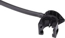 Raindrip A161CPUB Adjustable Flow Bubbler Assembly, Full-Circle Pattern, Fan Spray, 1/4 in. Clamp N Pierce Inlet, Riser, 13 in. Stake, Black, Pack of 1 by GreenHaven Gardens