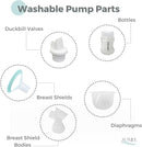 Zomee Air Tubes & Connectors for Z2 Breast Pump(2-Pack 80 CM) Durable & BPA-Free Replacement Tubing Parts by TinyTreasures Baby Boutique