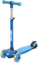 Gotrax KS1 Kids Kick Scooter, LED Lighted Wheels and 3 Adjustable Height Handlebars, Lean-to-Steer & Widen Anti-Slip Deck, 3 Wheel Scooter for Boys & Girls Ages 2-8 and up to 110 Lbs by TinyTreasures Baby Boutique