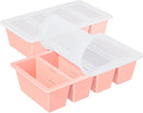 Silicone Freezer Tray for Sauce Cube: GGOW Silicone Freezing Tray for Broth Soup Storage - Freeze 250mL 125mL Souped Portion by TinyTreasures Baby Boutique