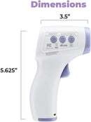 HoMedics Non-Contact Infrared Forehead Thermometer, Clinically Proven Fast Accurate Results, High-Fever Alert with 4-in-1 Readings by TinyTreasures Baby Boutique