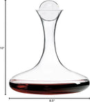 Ravenscroft Crystal | European-Made Decanter Gift Set |1 Handblown Decanter with Stopper (65 Fl Oz) and 4 Wine Glasses (21 Oz) | 100% Lead-Free Crystal by CozyNest Decor