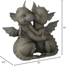 Pacific Giftware Garden Dragon Loving Couple Garden Display Decorative Accent Sculpture Stone Finish 10 Inch Tall by GreenHaven Gardens