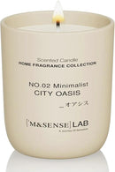 M&SENSE Natural Soy Candle| City Oasis | 5.3 oz | Minimalist Scented Candle for Relaxation, Gifting, Home Décor | for Bedroom, Office, Party Small by CozyNest Decor