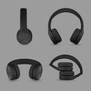 LilGadgets Connect+ Pro Wired Kids Headphones for School w/Microphone, Volume Limiting & Noise Reduction Over-Ear Headset w/Cord, SharePort Technology & SoftTouch Padding, Black Headphones for Kids by TinyTreasures Baby Boutique