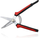 TONMA Pruning Scissors [Made in Korea] 7.5" Rugged yet Lightweight Pruning Shears for Gardening with Ergonomics Grip, Japanese Craft Hard Chrome Plated Sharp Stainless Steels Garden Snips by GreenHaven Gardens