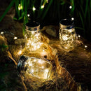 ANGMLN Solar Mason Jar Lights Lids, 10 Pack 30 LED Solar Fairy Lights for Regular Mouth Mason Jars, Outdoor Hanging Mason Jar Lights for Garden Yard Decor, Wedding Christmas Gifts (Jars Not Included) by GreenHaven Gardens