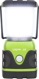 LE 1000LM Battery Powered LED Camping Lantern, Waterproof Tent Light with 4 Light Modes, Camping Essentials, Portable Lantern Flashlight for Camping, Emergency Light, Power Outages, Not Rechargeable by CozyNest Decor