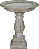 SKYFIRE 20”Dia.X 23.8”Tall Outdoor Birdbath with Pedestal - Modern Garden Birdbaths Outdoor Decor for Bird Spa & Birdfeeder, Floor Bird Baths for Garden Patio, Yard, Lawn by GreenHaven Gardens
