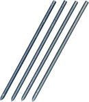 Sandbaggy Round Steel Concrete Form Stakes with Nail Holes - Rust Resistant Coating - Removable, Reusable (200, 3/4 in X 24 in)