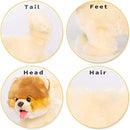 CU-MATE Plush Interactive Pomeranian Dog-Realistic Puppy Electronic Toy Dog with Walking/Barking/Wagging Tail/Talking- Robotic Pet Toy Present for Toddler Girls Boys by TinyTreasures Baby Boutique
