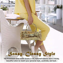 Cheetah Wine Clutch by TinyTreasures Baby Boutique