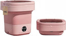 Portable Washing Machine, Mini Washer,16L Upgraded Large Capacity Foldable Washer.Deep Cleaning of Underwear, Baby Clothes and Other Small Clothes.Suitable for Apartments, Dormitories, Hotels.(Pink) by CozyNest Decor