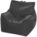 Posh Creations Structured Comfy Bean Bag Chair for Gaming, Reading, and Watching TV, Newport Chair, Microsuede - Charcoal Gray by TinyTreasures Baby Boutique