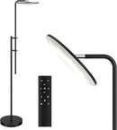 SUNMORY 32W/3000LM Floor Lamps, Super Bright LED Standing Lamp with Remote Control, Adjustable Tall Lamp with 350°Rotating Head, Modern Dimmable Torchiere Corner Lamp for Living Room, Bedroom, Office by CozyNest Decor