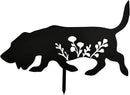 Basset Hound Metal Dog Stake Garden Garden Statue, Yard Decoration Art Lawn, Dog Gifts for Dog Lovers, Outdoor Home Decoration Metal Animal Statue by GreenHaven Gardens