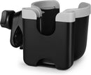 Accmor Stroller Cup Holder with Phone Holder, Bike Cup Holder, Universal Cup Holder for Uppababy Nuna Doona Strollers, 2-in-1 Cup Phone Holder for Stroller, Bike, Wheelchair, Walker, Scooter by TinyTreasures Baby Boutique