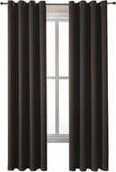 ChrisDowa Grommet Blackout Curtains for Bedroom and Living Room - 2 Panels Set Thermal Insulated Room Darkening Curtains (Brown, 52W x 72L) by CozyNest Decor