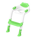 Potty Training Seat with Step Stool Ladder, SKYROKU Potty Training Toilet for Kids Boys Girls Toddlers - Comfortable Safe Potty Seat with Anti-Slip Pads Ladder Green by TinyTreasures Baby Boutique