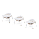 Foundations Secure Sitter Feeding Chairs Multipack, No-Tip Feet, 3-Point Adjustable Harness, Removable Tray, Easy to Clean, Stackable Feeding Chairs, 3 Pack (7 inch) by TinyTreasures Baby Boutique