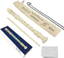 Soprano Recorder Baroque style German style C Key 8 Holes Soprano Recorder for Beginners Kids students(German, ivory white) by TinyTreasures Baby Boutique
