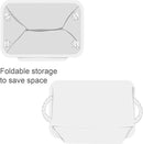 TheWarmHome Storage Basket for Gifts Empty - Large 3 Pack 15.7x11.8x8.2 inch Storage Basket for Organizing with Handles, Canves Storage Bins for Organizer Closet Toy Cubes Gift (White) by CozyNest Decor