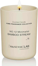 M&SENSE Natural Soy Candle| Bamboo Stream | 8.82 oz, 50H Burn | Minimalist Scented Candle for Relaxation, Gifting, Home Décor | for Bedroom, Office, Party Medium by CozyNest Decor