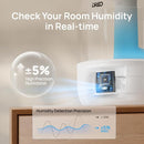 Dreo Humidifiers for Bedroom, 3L Top Fill 30H & 26dB Quiet Runtime for Large Room, Cool Mist Ultrasonic Humidifier with Humidity Sensor, Night Light for Home, Baby, Nursery, Plants, 360° Nozzle, White by TinyTreasures Baby Boutique