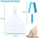 Pet Rubber Brush with Mini Dustpan,Dog Cat Hair Removal Brush with Squeegee,Portable Small Carpet Brush for Clothes,Cars,Sofa,Bed Sheet by CozyNest Decor