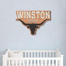 Personalized Western Baby Nursery Decor - Custom Layered Name Sign, Wooden Gift by TinyTreasures Baby Boutique