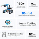 Makeblock mBot Ultimate 10 in 1 Robot Building Toys, Robotics Kit App Remote Control Robot Toys Compatible with Arduino C & Raspberry Pi, STEM Educational DIY Robotics for Kids Ages 12-16 by TinyTreasures Baby Boutique