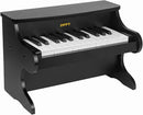 ZIPPY Kids Piano Keyboard, 25 Keys Digital Piano for Kids, Mini Music Educational Instrument Toy, Wood Toy for Toddlers Girls Boys (Black) by TinyTreasures Baby Boutique