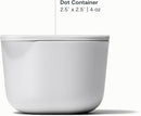 Caraway 4pc Dot Inserts - Dash Ramekins w/Lid - Easy to Store, Non Toxic - Perfect for Sauces, Garnish, & Small Snack or Sides by TinyTreasures Baby Boutique