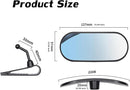 Car Rearview Mirror Rear View Mirrors for Baby 360 Adjustable Automotive Interior Mirrors Cars Mirror Rear Facing Kids Observing (Clip Base) by TinyTreasures Baby Boutique