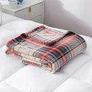 MERRYLIFE Tartan Plaid Print Throw Blanket Decorative Fleece Throw | Ultra-Plush Colorful | Couch Blanket Travel Lap | Home Gift Use(60" 90",Tartan) by CozyNest Decor