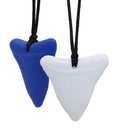 Chew Necklaces for Sensory Kids, 3 Pack Sensory Toys Silicone Chewy Necklace Sensory for Autism, ADHD, Anxiety or Other Special Needs- Reduces Chewing Fidgeting for Boys Girls Adults Chewer by TinyTreasures Baby Boutique