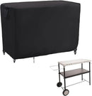 Kingling Outdoor Prep Table Cover for Cart Table, 52 inch Stainless Steel Metal Table Covers Waterproof Protection for Patio Prep Grill Tables - 52''L x 24''W x 35''H by CozyNest Decor