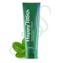 Happy Tooth Hydroxyapatite Toothpaste, Fluoride Free, Natural Whitening for Kids, Toddlers and Adults, SLS Free, Enamel Safe, Dentist Formulated with Clean Ingredients, Fresh Mint Flavor, 3.4oz by CozyNest Decor