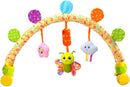 Caterbee Travel Arch Bassinet Toys for Infant & Toddlers, Baby Crib Stroller Accessory & Pram Activity Bar Toy for Senses and Motor Skills Development Indoor and Outdoor by TinyTreasures Baby Boutique