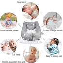 Lounger for Newborn, Newborn Lounger for 0-24 Months, Breathable & Portable Infant Nest - Soft Infant Floor Seat Cover for Travel (Crown) by TinyTreasures Baby Boutique