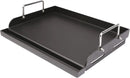 Griddle for Gas Grill, Flat Top Cast Iron Griddle Insert for Outdoor Gas Grill, 17" x13" Nonstick Coating Cooking Skillet Pan Teppanyaki for Weber Charbroil Camp Chef and Gas/Charcoal/Electric Grill by GreenHaven Gardens
