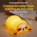 ATSUI Sloth Night Light, LED Squishy Novelty Animal Lamp, Food Grade Silicone, 3 Level Dimmable, Breastfeeding Nursery Nightlight for Room Decor, Funny Gifts Stuff for Boys Girls Baby Children by TinyTreasures Baby Boutique