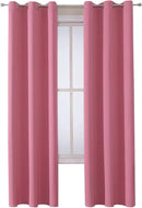 ChrisDowa Grommet Room Darkening Curtains for Bedroom and Living Room - 2 Panels Set Thermal Insulated Blackout Curtains (Pink, 42W x 84L ) by CozyNest Decor