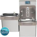 Elkay LZSTL8WSSP Enhanced Bottle Filler & Bi-Level ADA Cooler Refrigerated Stainless High Capacity Lead Drop Down Wrapper by CozyNest Decor