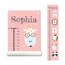 Personalized Canvas Growth Chart for Kids, Height Chart for Kids, Growth Chart Banner with Name by TinyTreasures Baby Boutique