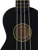 POMAIKAI Ukulele Musical Instruments Starter Wood Soprano Ukele Hawaiian Small Guitar Ukelele 21" Beginner Adult and Students (Black) by TinyTreasures Baby Boutique